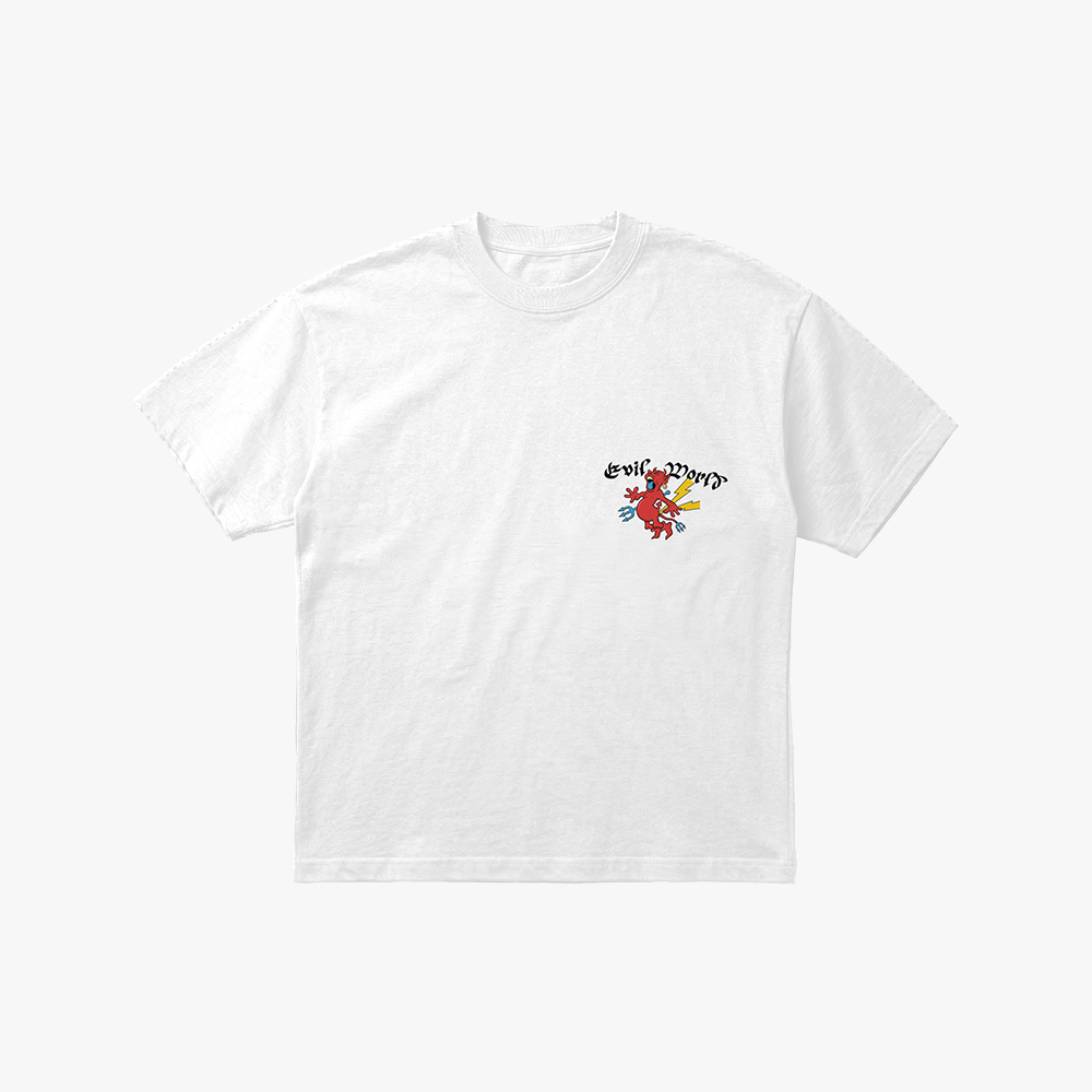 T-SHIRT DEMON WHITE-1 T-Shirt White Demon - Image 1